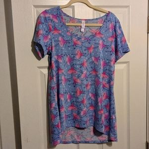 LulaRoe size medium women's ballarina design top